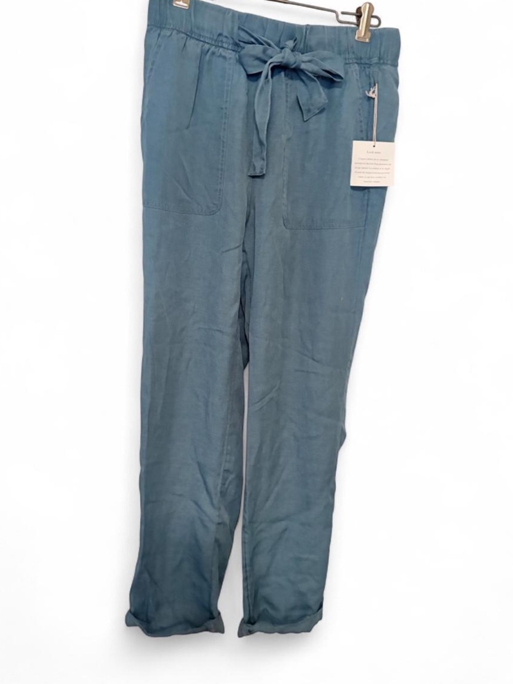 Women’s Drawstring Pants in Slate Blue